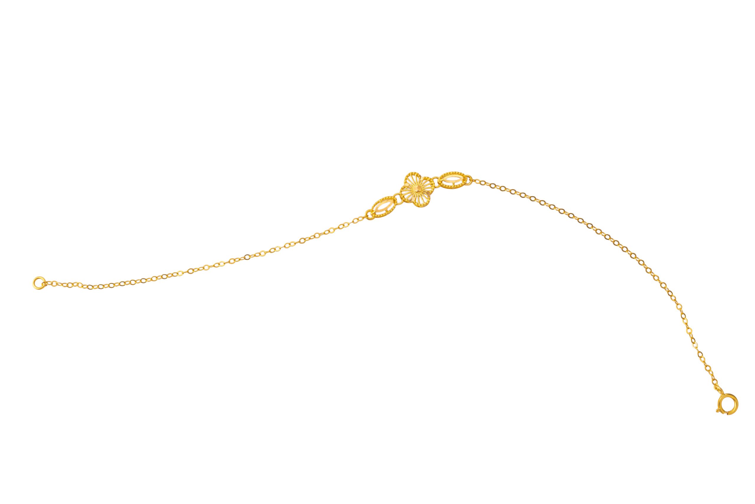 110 اسوارة مبروم ليزر ذهبي - الصورة 1