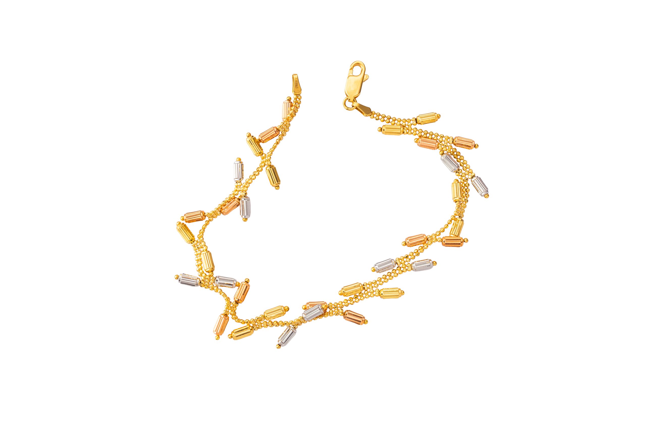 146 اسوارة ذهبي وروز جولد - الصورة 1