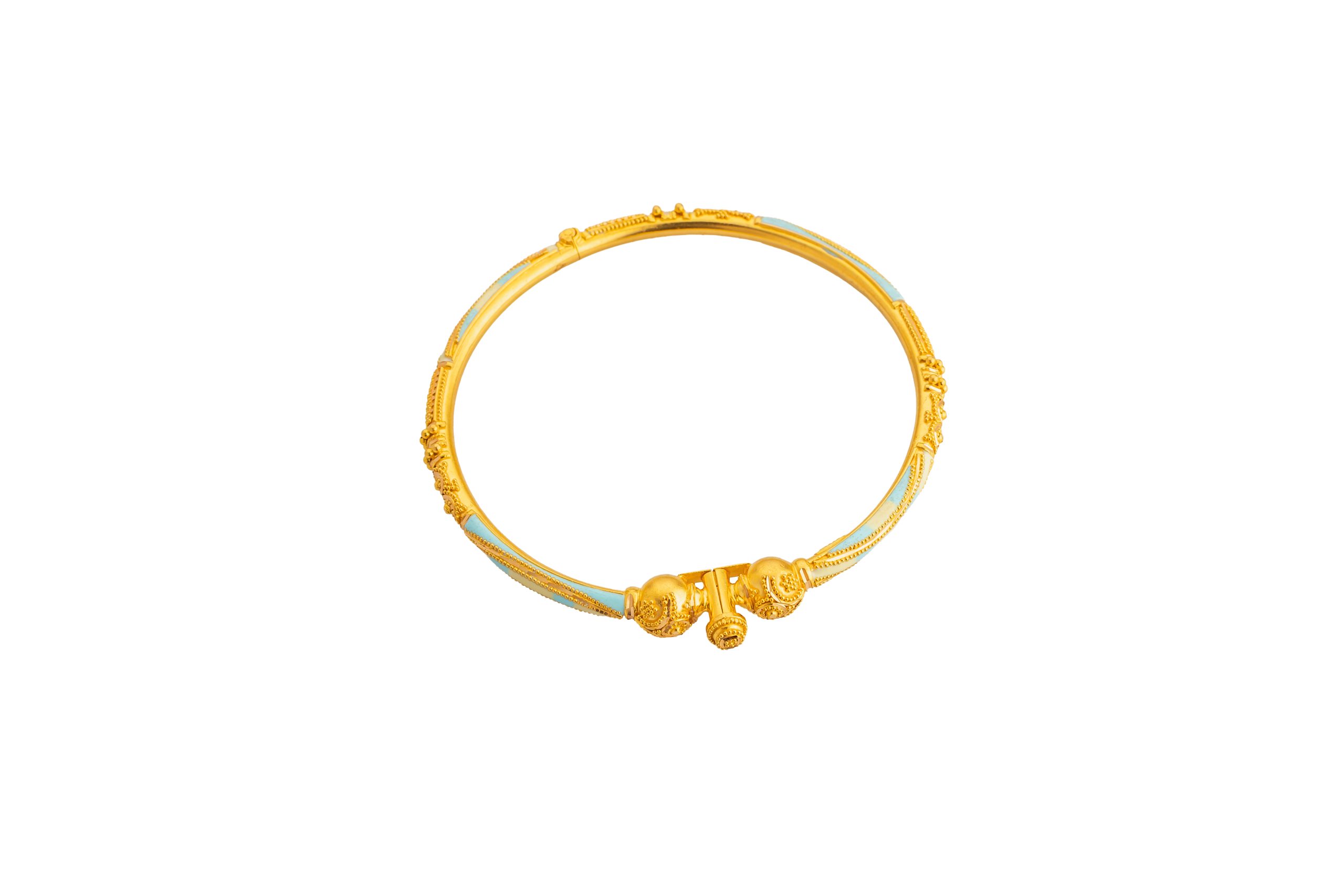 2(3) اسوارة دوريكا أربعة دور ذهبي عيار 21 - الصورة 1